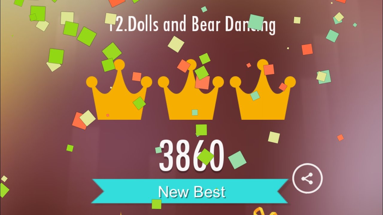 Piano Tiles 2 - Dolls and Bear Dancing - 3860