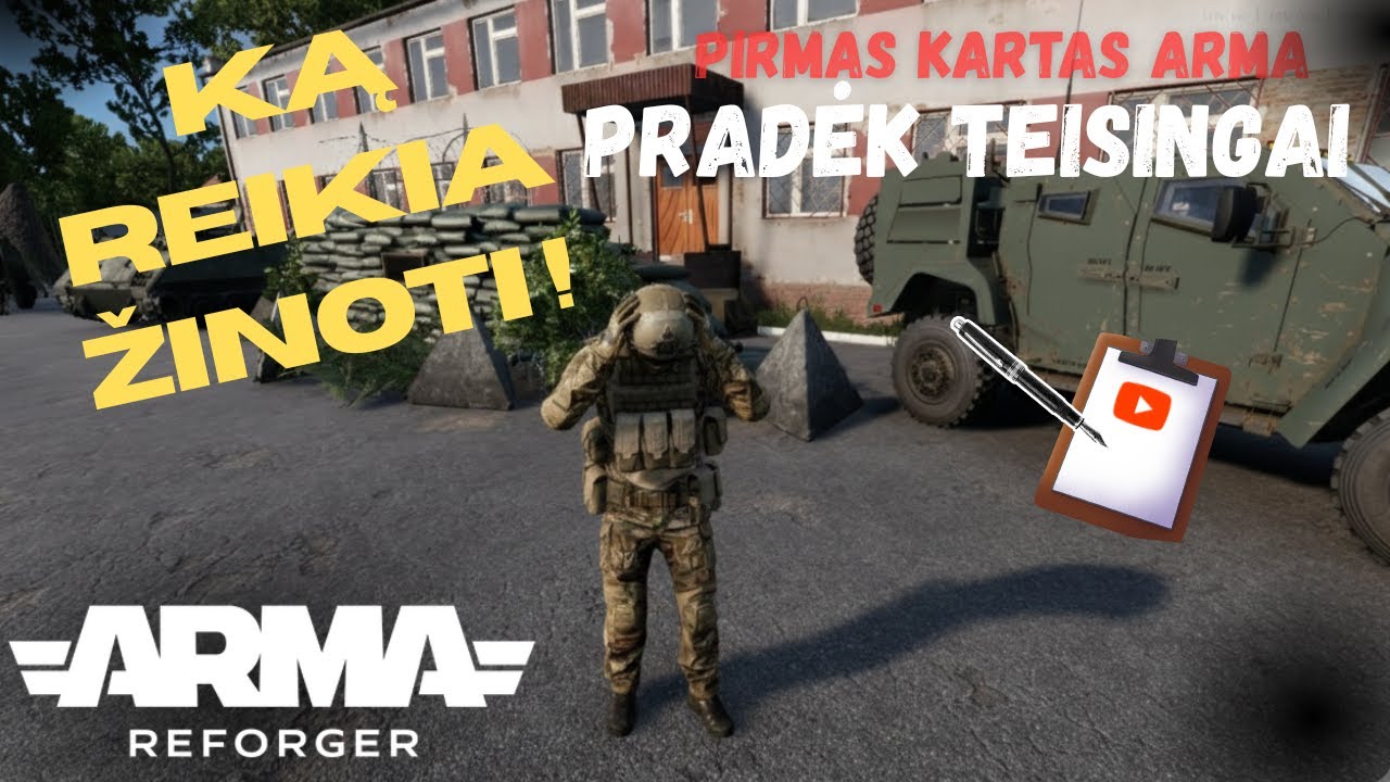 Arma Reforger be chaoso 🇱🇹 | BASIC gidas naujiems žaidėjams