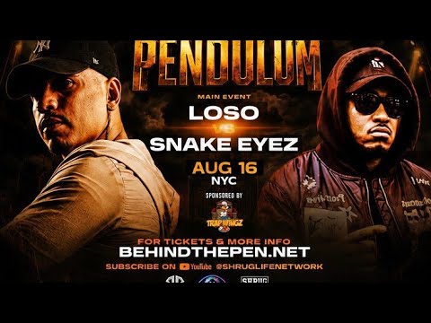 Loso vs Snake Eyez | PENDULUM BATTLE RAP 8.16