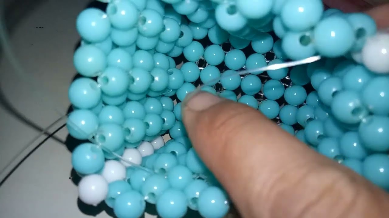 Tutorial Wadah Buah Dari Manik Ala Umi