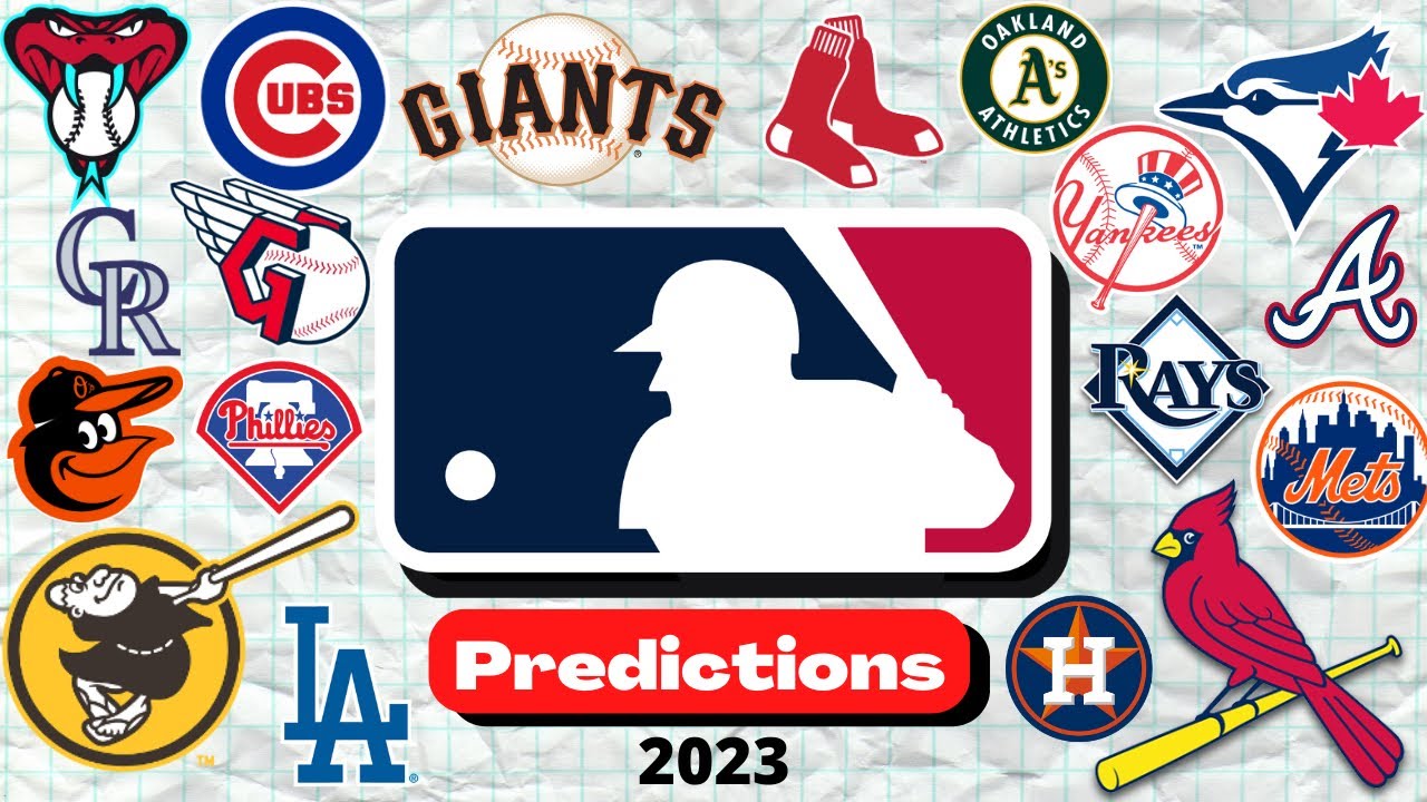 2023 MLB Predictions (Standings, Awards, Playoffs) YouTube