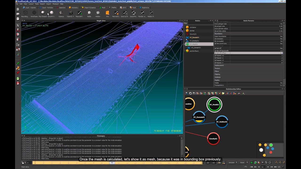 realflow meshing realflow meshing