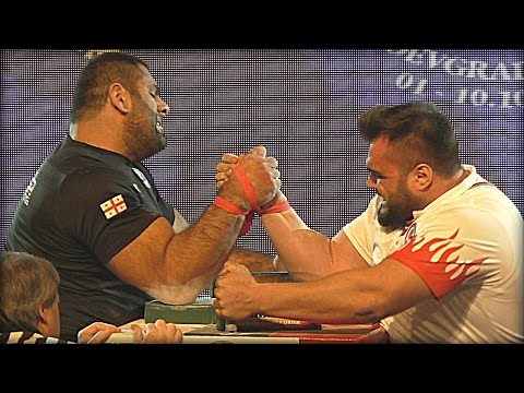 Levan SAGINASHVILI vs Arif ERTEM | ARM WRESTLING WAF 2016