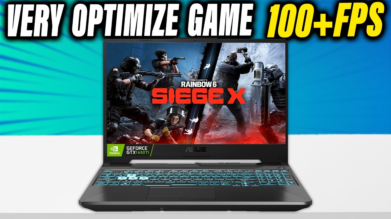 Rainbow Six® Siege X On Asus Tuf F15 - GTX 1650Ti - i5 10300h
