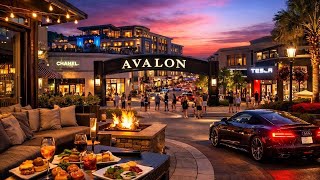 Atlanta’s Hidden Luxury Spot 🇺🇸 Avalon Alpharetta Full Tour (Shopping + Food + Lifestyle) #explore 