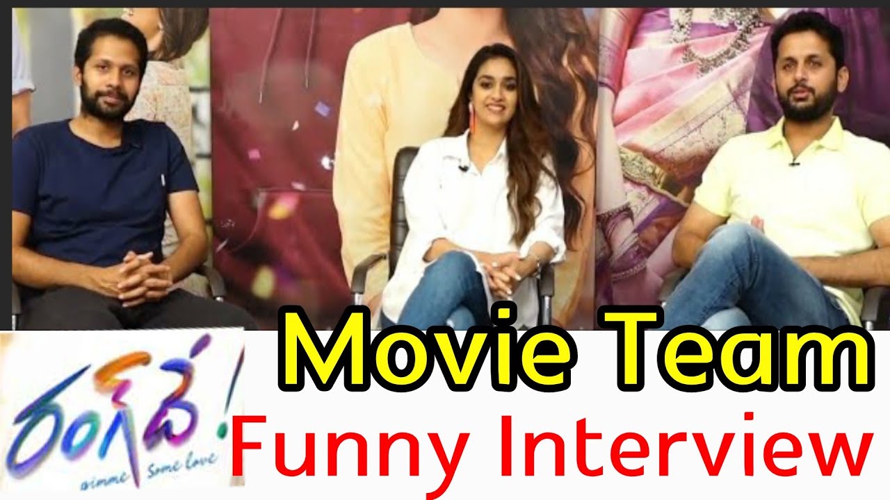 Rang De Movie Team Funny Interview | Nithiin | Keerthy Suresh | DSP | Venky Atluri | Movie Updates