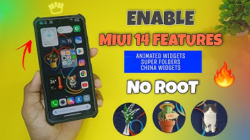Enable Miui 14 Features 🥵 Animated widgets/super folders and more ⚡ | No root | any Xiaomi device 🔥