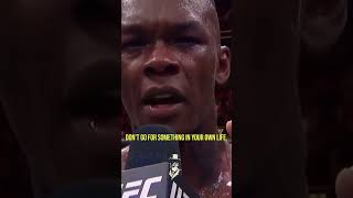 UFC 287 Israel Adesanya Victory Speech Motivation