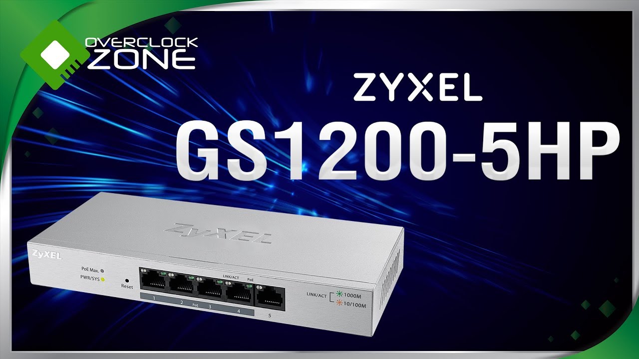 รีวิว ZyXEL GS1200-5HP : PoE Managed Switch ราคาเบาๆ