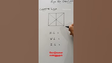 Counting LINES😍💯🔥 SHORTCUT #tnpsc #tnusrb #sscgd