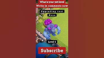Total elixir to max yeti troop | Upgrading cost yeti | clash of clans