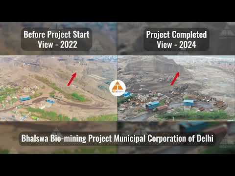Bhalswa Bio-mining Project Municipal Corporation of Delhi | Alfa Therm Ltd | ☎️ & 💬 +91 99586 93942 - video from Alfa Therm