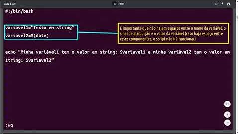 Programação em shell script - Aula 02