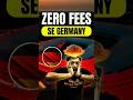 Study in Germany with ZERO Fees😱😱 #studyabroad #germany #studyingermany #zerofees