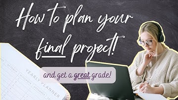 How to plan your final year project!