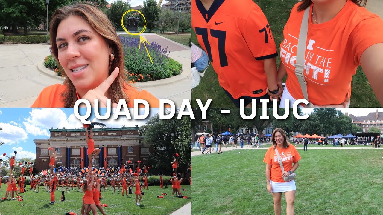 Quad Day UIUC 🇺🇸 | Meu dia no evento mais famoso da universidade