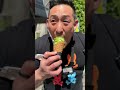 No cough challenge! matcha ice cream #tokyo