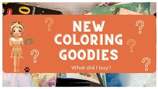 Check out my new coloring supplies haul in 2023! Yes, I am an enabler.