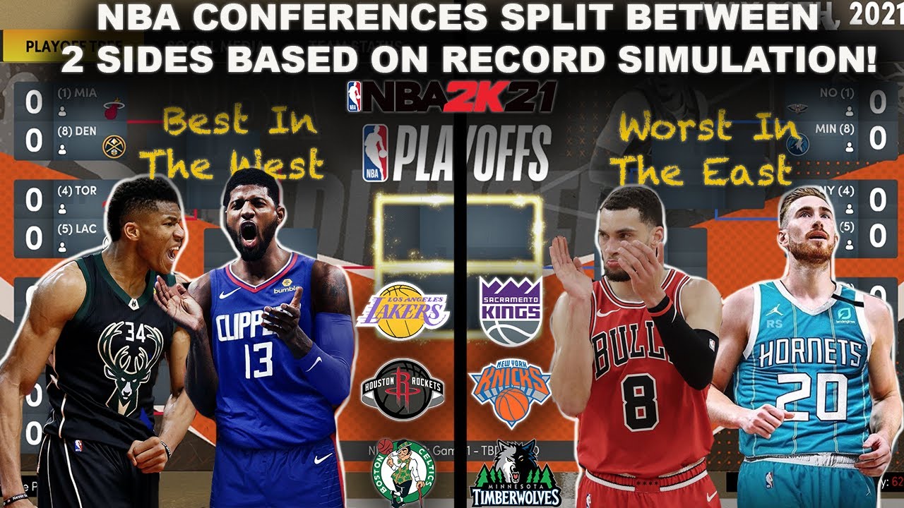What if the NBA Conferences were Seperated by Record?! Season & Playoff ...