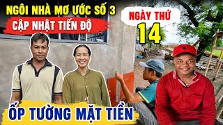 Cập nhật TIẾN ĐỘ ngày thứ 14- ỐP MẶT TIỀN| Chị Phinh NẤU ĂN #gocnhosoctrang24h #thuyhangst #anhlien