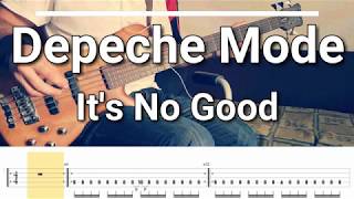 Video thumbnail of "Depeche Mode - It's No Good (Bass Cover) Tabs"