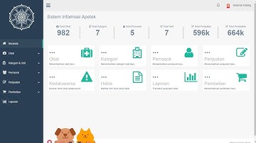 Aplikasi sistem informasi apotik berbasis web