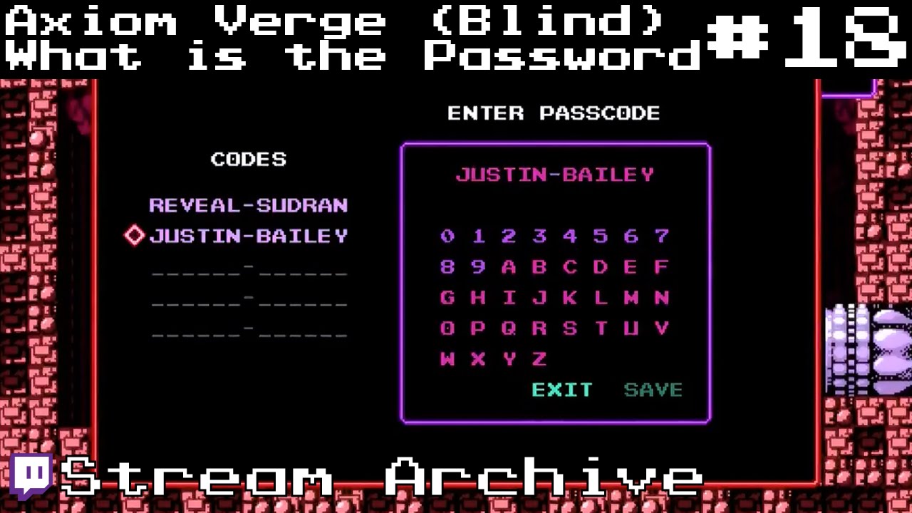 Axiom Verge Passcodes Axiom Verge Passcodes