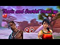 A fortnite roleplay(Travis and scarlet break up)