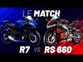 Yamaha r7 vs aprilia rs 660  quelle petite sportive choisir 