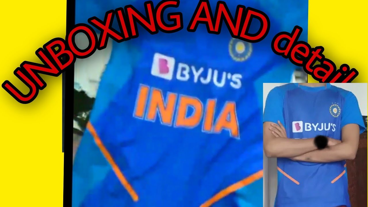 INDIA BYJU'S TSHIRT UNBOXING INDIA INDIANTEAM YouTube