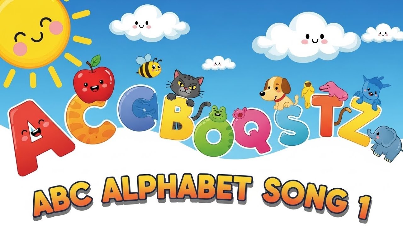 ABC Alphabet Song 1 🔤🎵 | Fun Learning & ABC Song for Kids | Happy Tales ...