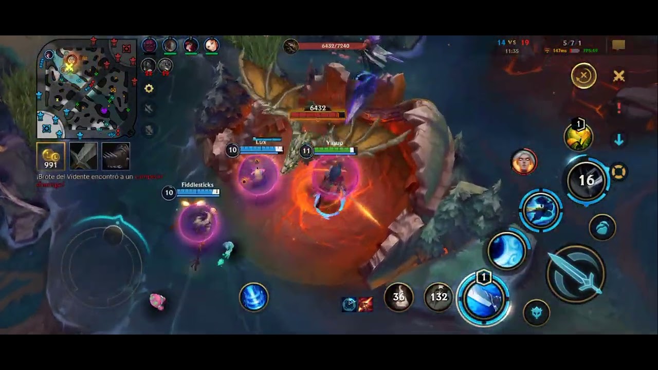 Wild Rift: El Power Spike de yasou es a la 10 muertes Remontada épica ( Road to Diamond)