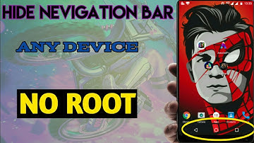 HOW TO HIDE NEVIGATION BAR ON ANDROID 2020 |NO ROOT|