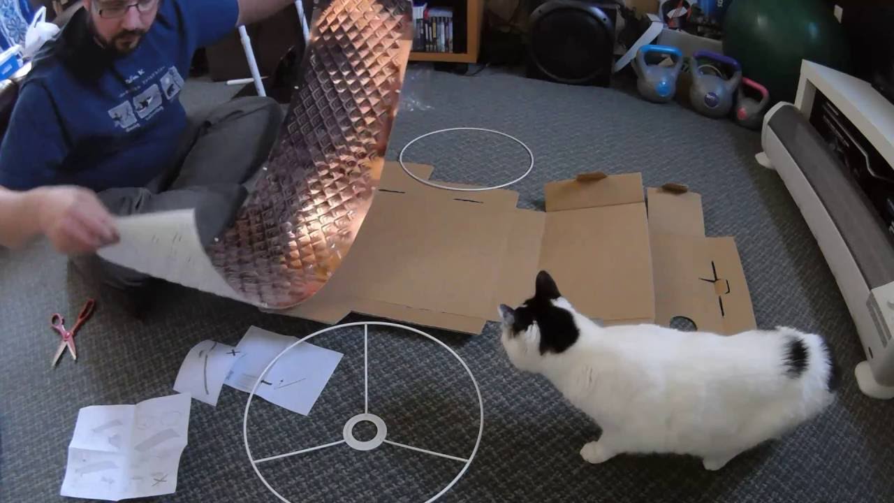 IKEA NYMO Shade Build with my Kitty Cat 