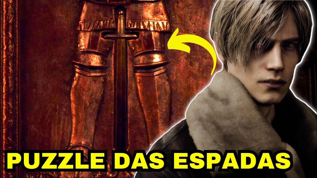 RESIDENT EVIL 4 REMAKE PUZZLE DAS ESPADAS DO CASTELO!!! YouTube