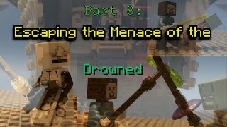 Lego Minecraft Adventures | Part 8: Escaping the Menace of the Drowned