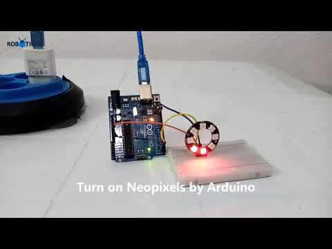 Turn on Neopixels by Arduino