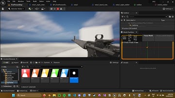 UE5 FPS Red dot with parallax