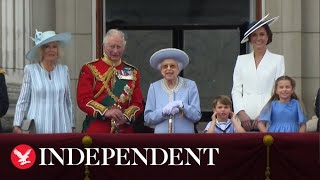 Watch again: Trooping The Colour kicked off platinum jubilee celebrations