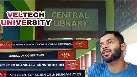 VELTECH UNIVERSITY | LIBRARY TOUR ✈️#veltech #chennai #veltechuniversity #vtuber #lavaza #library