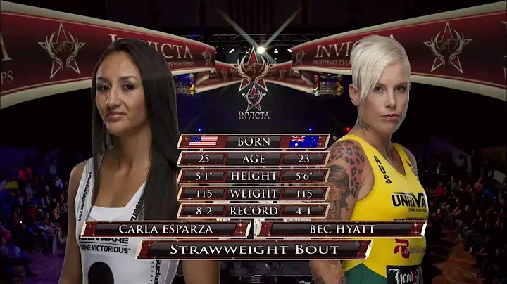 Invicta FC 4 Esparza vs Hyatt HQ