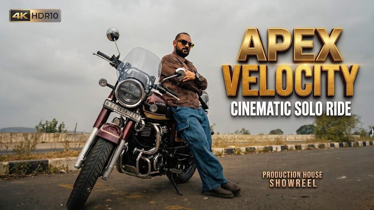APEX VELOCITY — Solo Mountain Ride on Honda CB350 | Cinematic Film