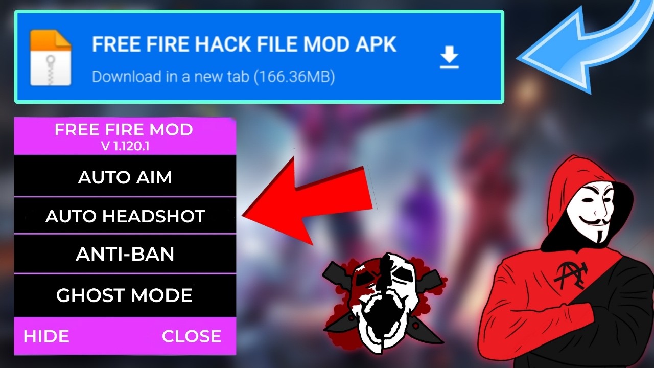Взлом на хедшоты в Free Fire | Модифицированное меню для убийств в Free Fire | Взлом на автоматич...