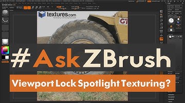 #AskZBrush: “Can I lock the navigation of the viewport when using Spotlight for Texturing?”
