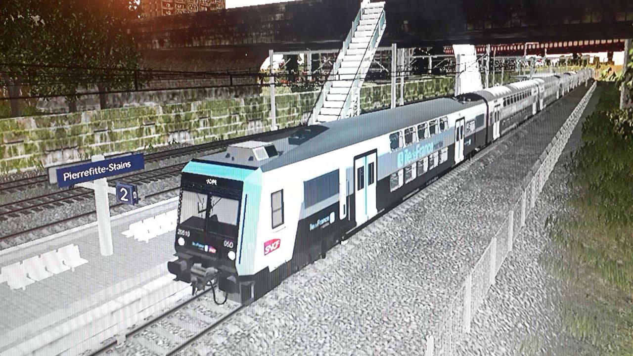 RER D, TGV, TER, Spot à en Gare de Pierrefitte.(Transport Fever 2)