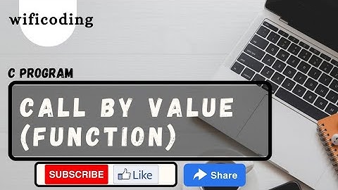 call by value program in c | function program