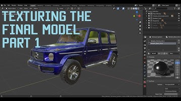 Blender 2.8 Car Modeling Tutorial - Texturing The Car (Part 1)