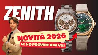 ZENITH | NOVITÀ 2026 DA WATCHES AND WONDERS
