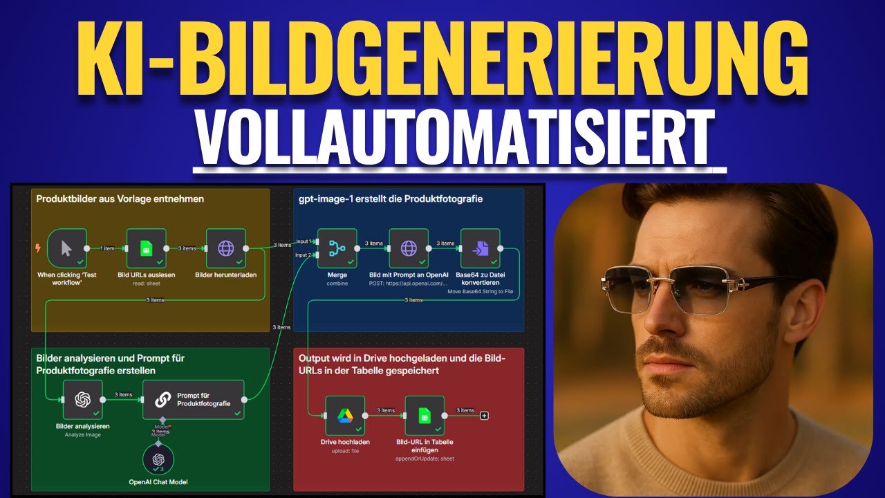 Werbefotos vollautomatisiert generieren mit OpenAI Bild API & n8n 🤖 ...