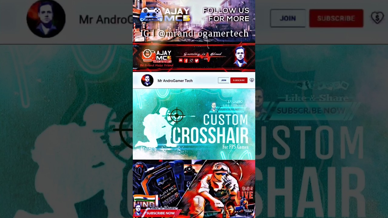 Crosshair | Custom AIM 🎯 Assist for all game on Android / IOS 